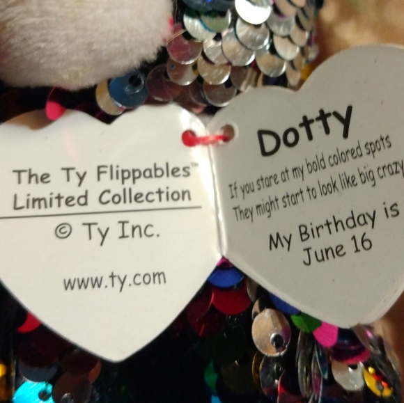 Ty Flippables Clip on Dotty the Leopard - Picture 6 of 9